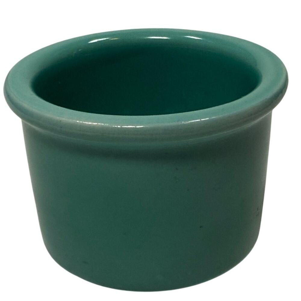 FENIX Research USA Aqua Teal Ceramic Cup Jar Planter 3”